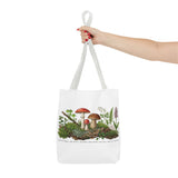Vintage Mushroom Wildflower Specimen Study Tote Bag