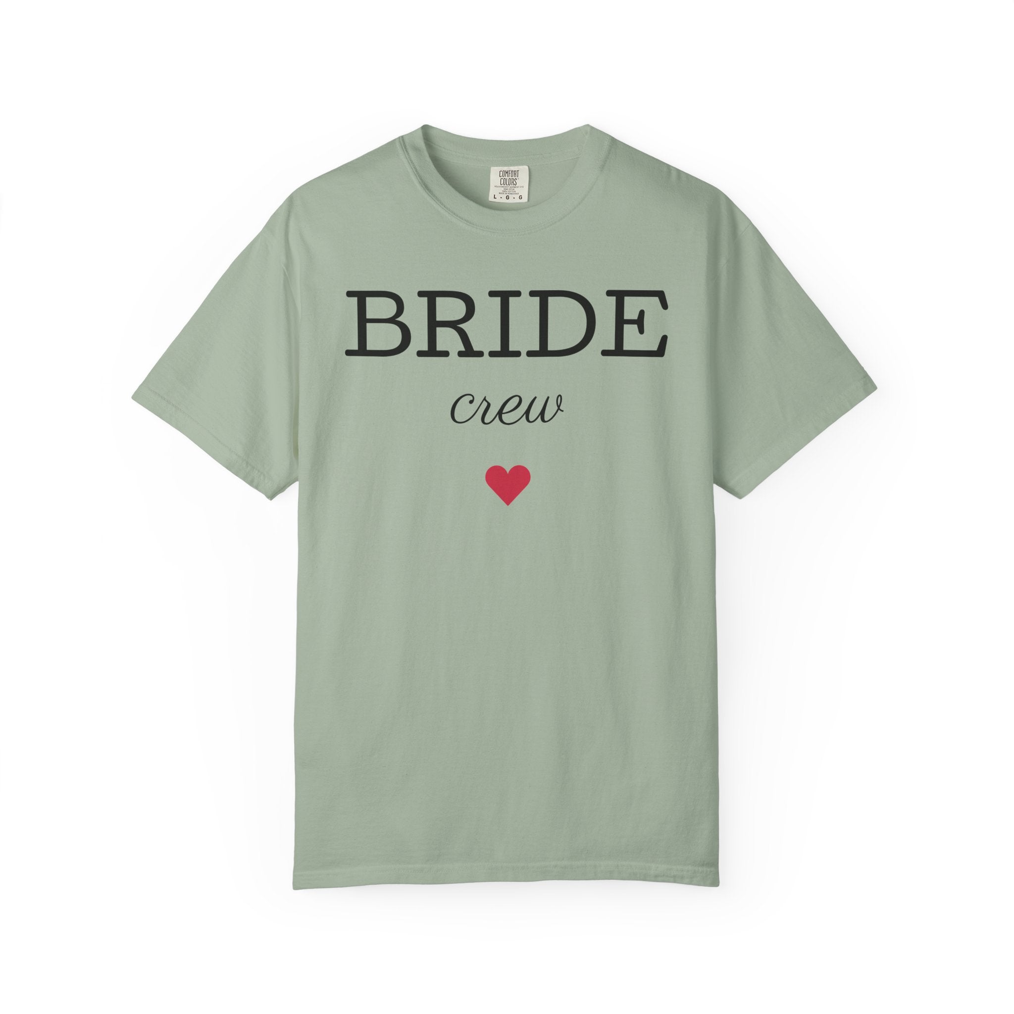 Bride Crew T-Shirt | Bachelorette Party Tee, Heart Bridesmaid Shirt