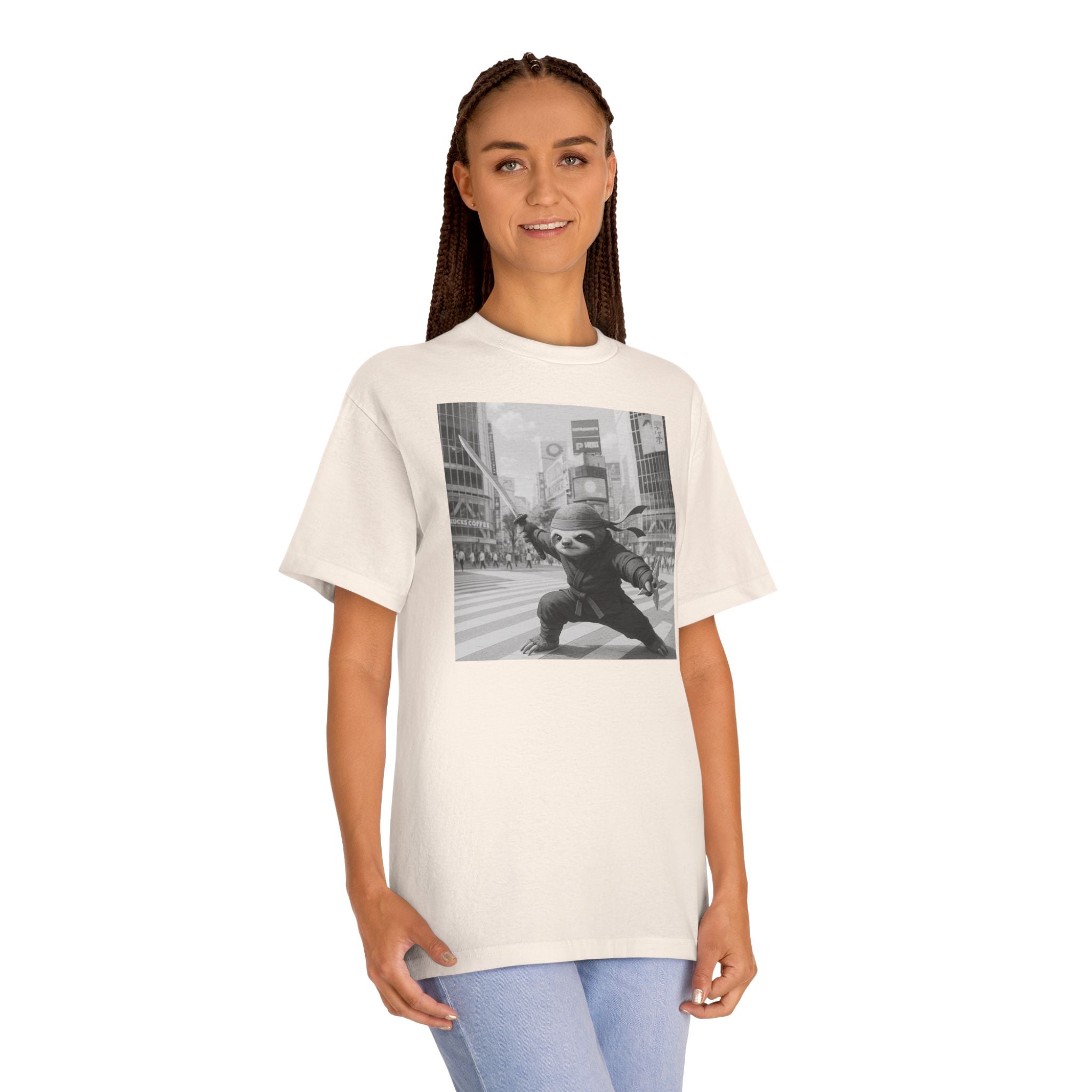Un-Hurry Sloth Ninja Tee | Slow Living, Zen Grit, Stealth-Lag Design