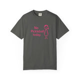 No Pickleball Today T-shirt | Funny Pickleball Saying, Pink Stick Figure Design