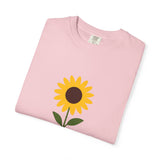 Sunflower Graphic T-shirt | Minimal Floral Tee