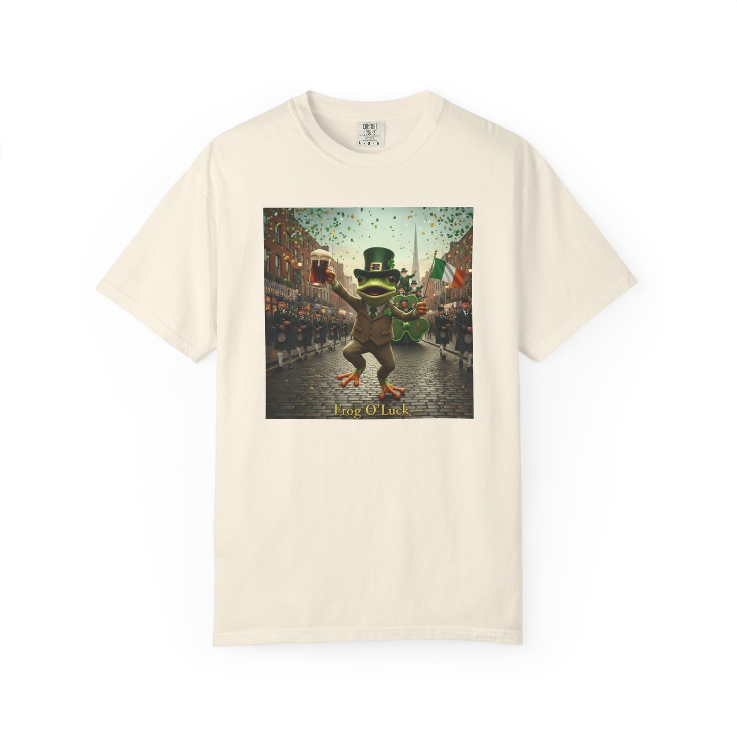 Irish Frog Unisex Garment-Dyed T-shirt