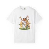 Preppy Capybara Illustration T-shirt | Anthropomorphic Country Club Graphic