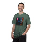 Neon Cyber Cat Sushi Shibuya T-shirt | Dark Alley Japanese Streetwear