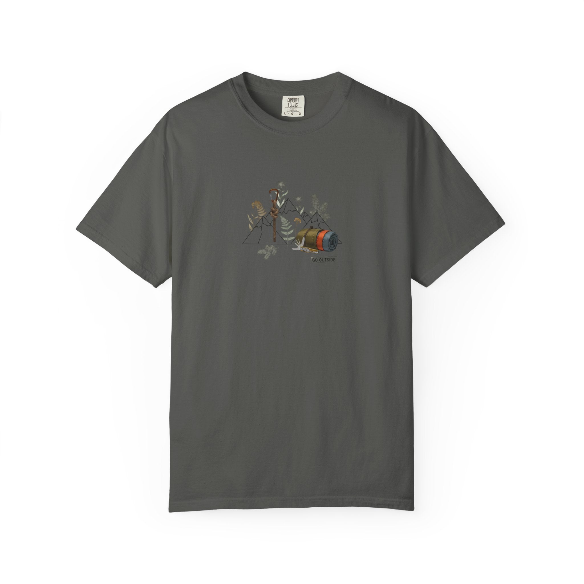 Mountains Camping Outdoors Tee | Adventure Gear Graphic T-Shirt