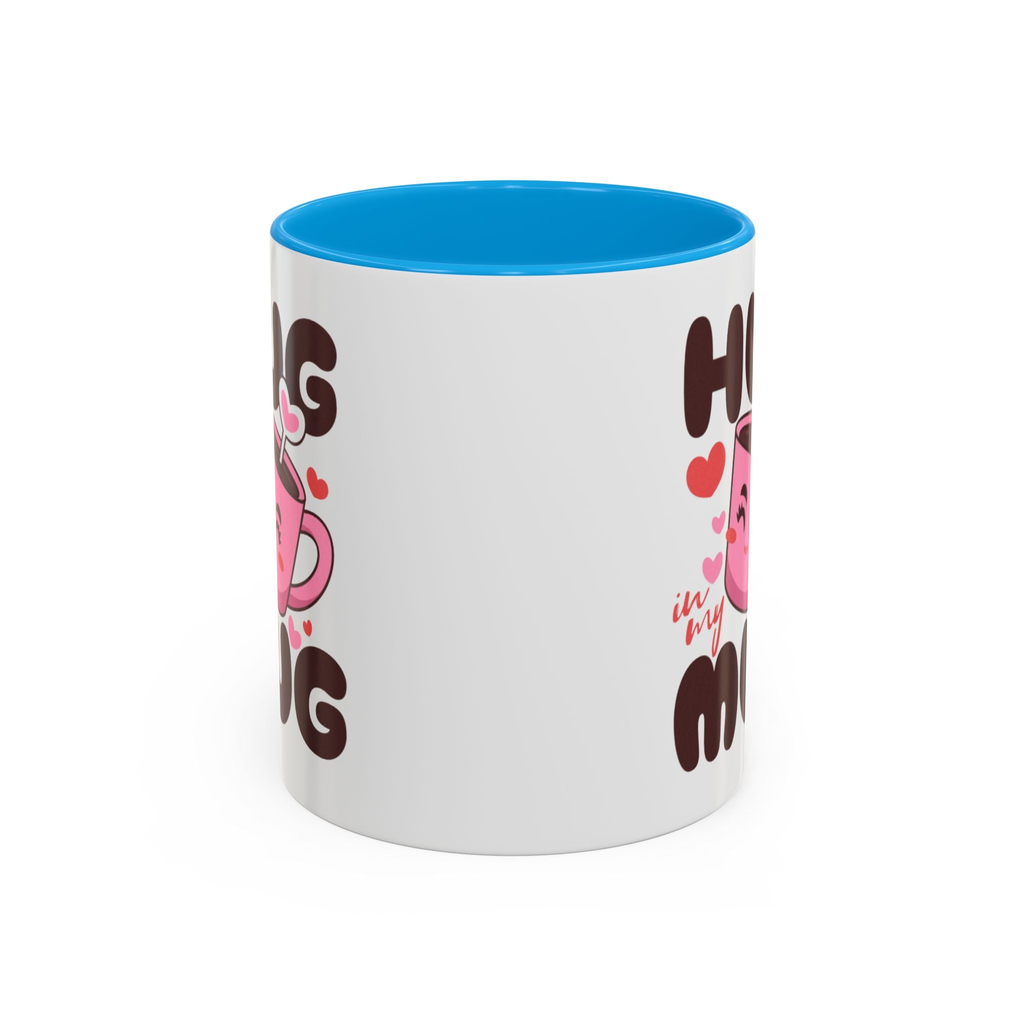 Hug in My Mug Mug | Cute Pink Cup, Heart Coffee Design