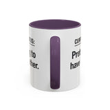 Current Status: Pretending to Have It Together mug | Accent Coffee Mug