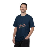 Birds on Cherry Blossom Branch T-Shirt | Japanese Floral Illustration