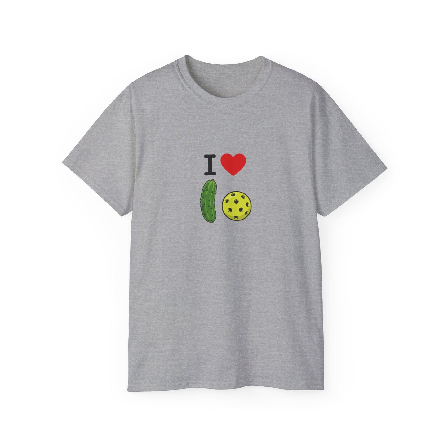 I Heart Pickleball T-Shirt | Pickle & Ball Graphic Tee