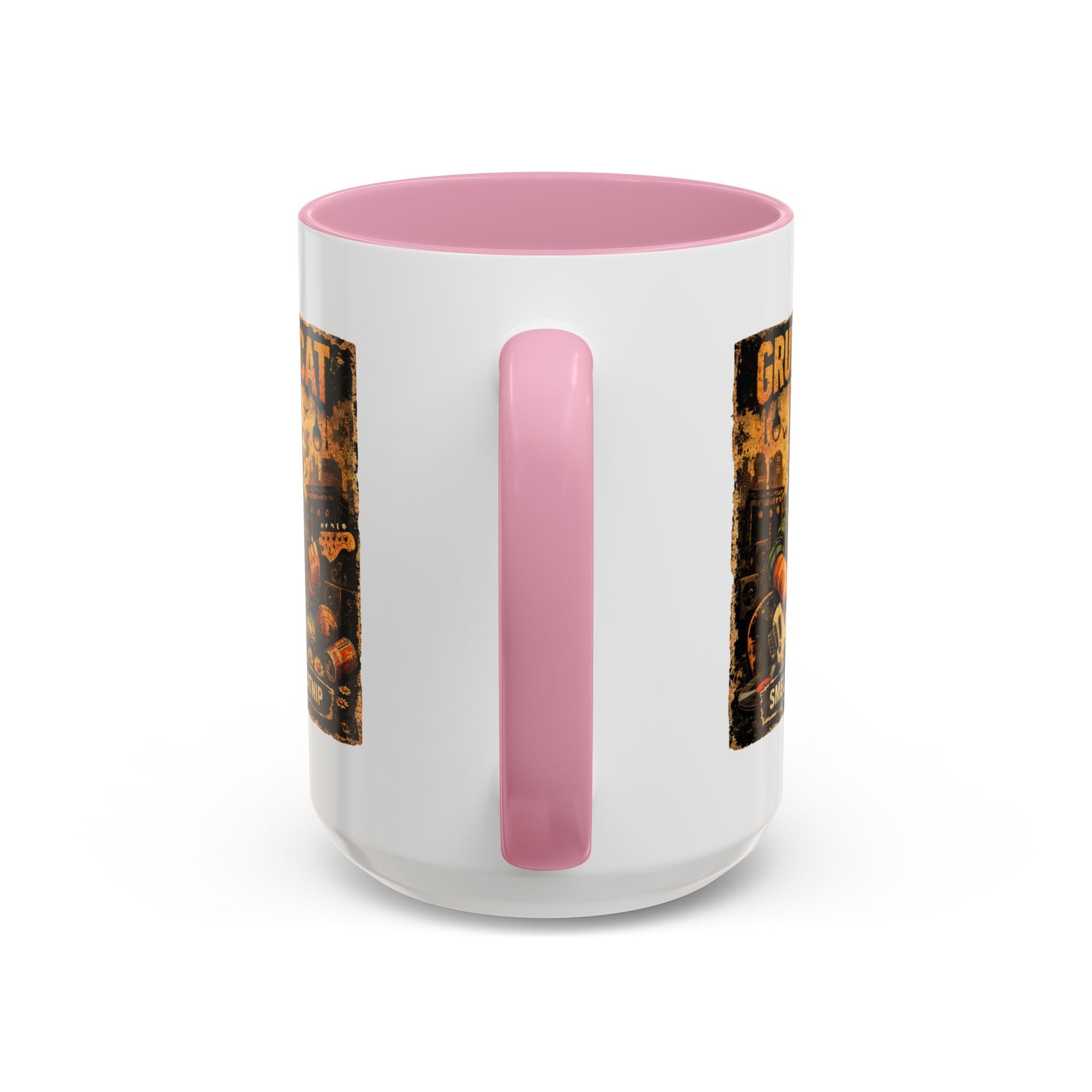 Grunge Cat Smells Like Catnip Mug | Ceramic Coffee Cup
