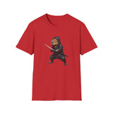 Stealthy Capybara Warrior T-Shirt | Zen Assassin Tactical Capy