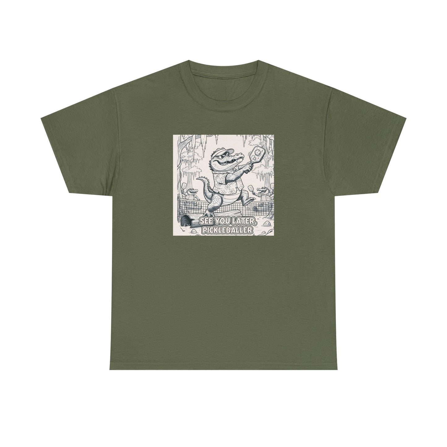 Albert "The Volley" Gator Unisex Heavy Cotton Tee