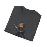 Stealthy Capybara Warrior T-Shirt | Zen Assassin Tactical Capy