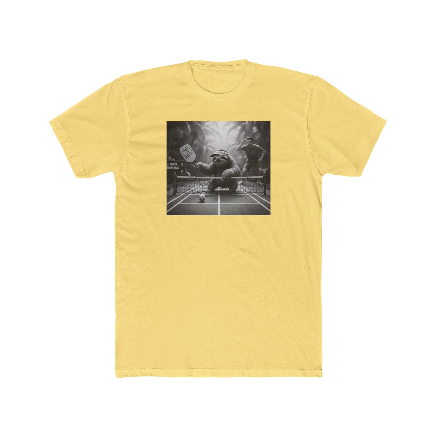 Dink-Shot Sloth Pickleball Tee | Slow-Motion Sportswear Parody