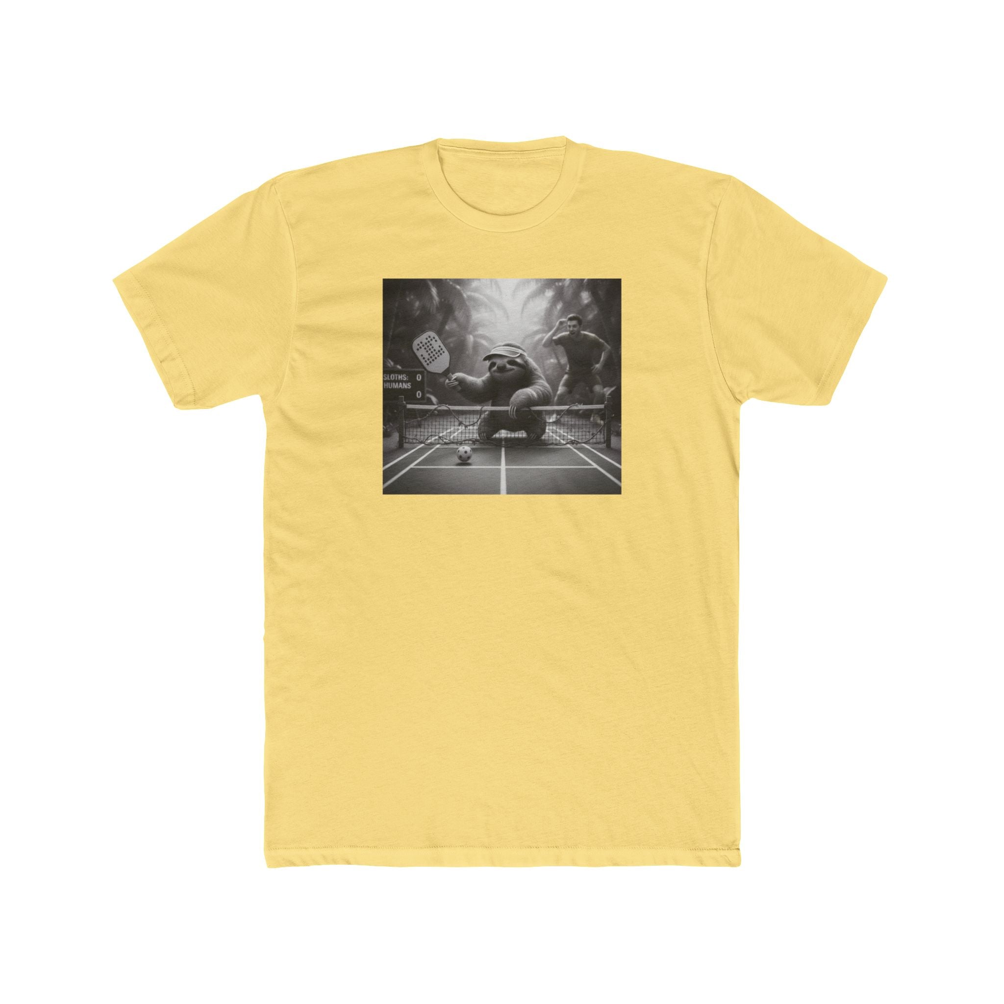 Dink-Shot Sloth Pickleball Tee | Slow-Motion Sportswear Parody
