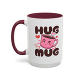 Hug in My Mug Mug | Cute Pink Cup, Heart Coffee Design
