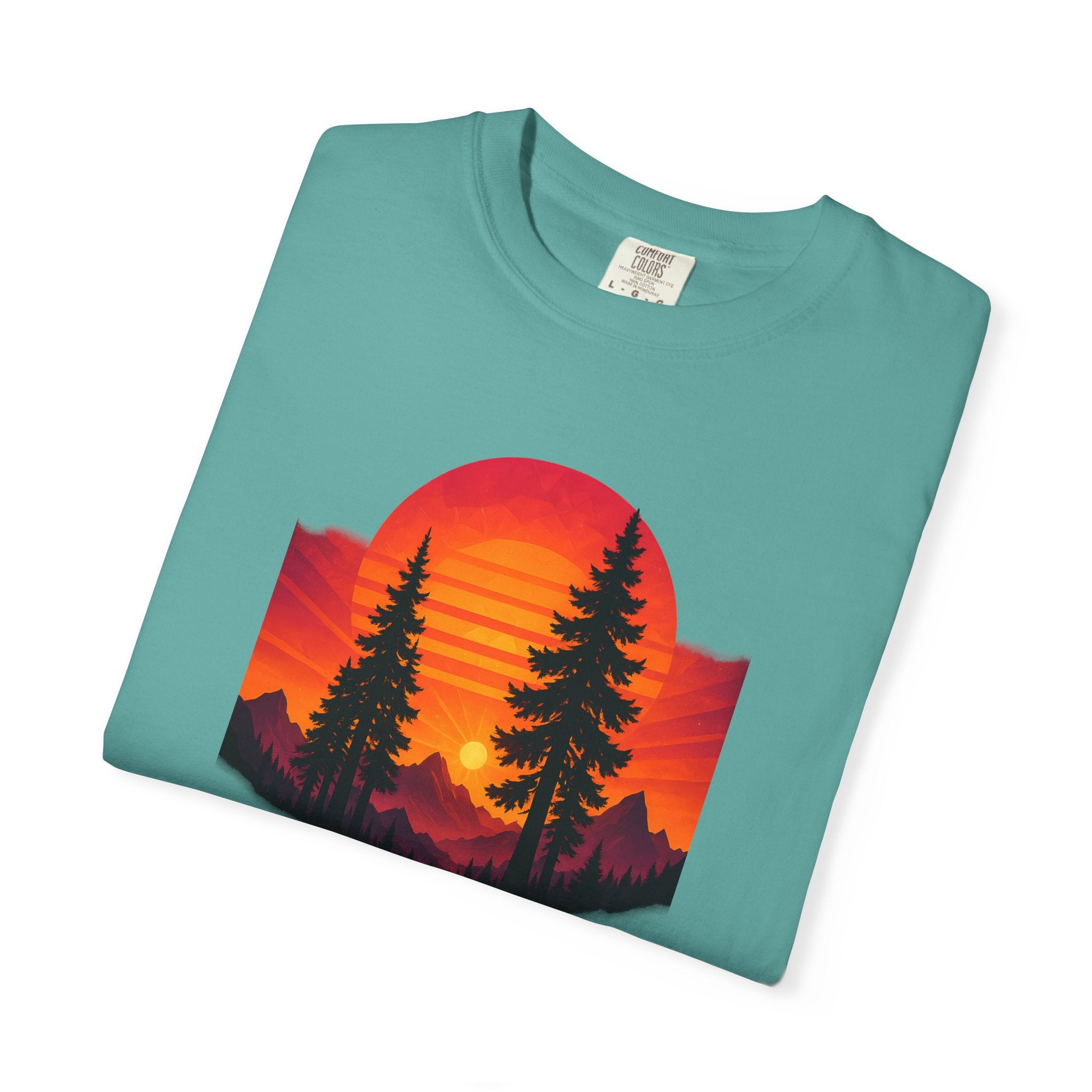 Mountain Sunset Pines T-shirt | Ridgeline Graphic