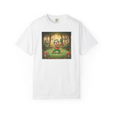 Sloth Pickleball Illustration T-shirt | Whimsical Forestcore Slow Living