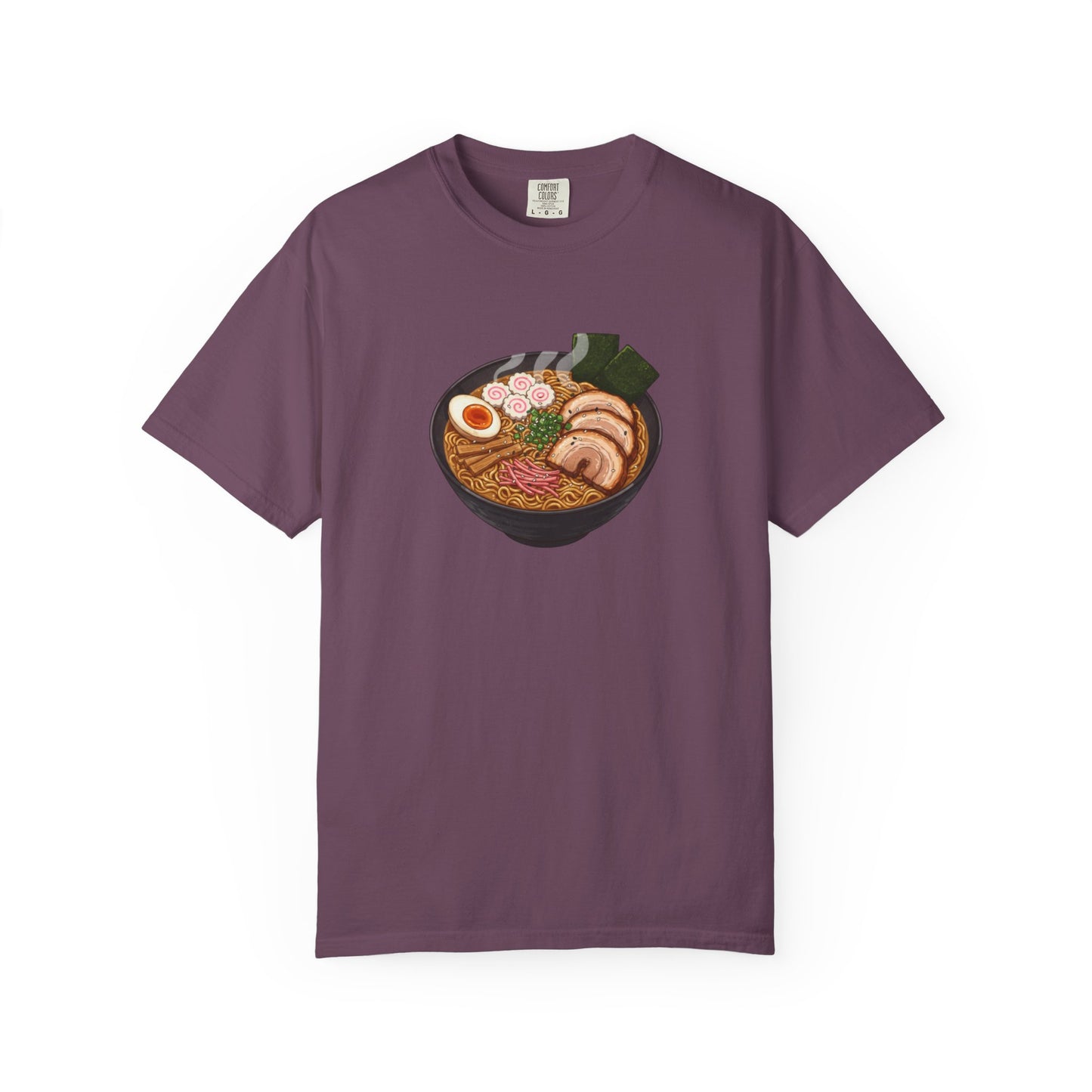 Ramen Bowl Illustration T-shirt | Cute Noodle Soup Graphic