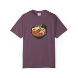 Ramen Bowl Illustration T-shirt | Cute Noodle Soup Graphic