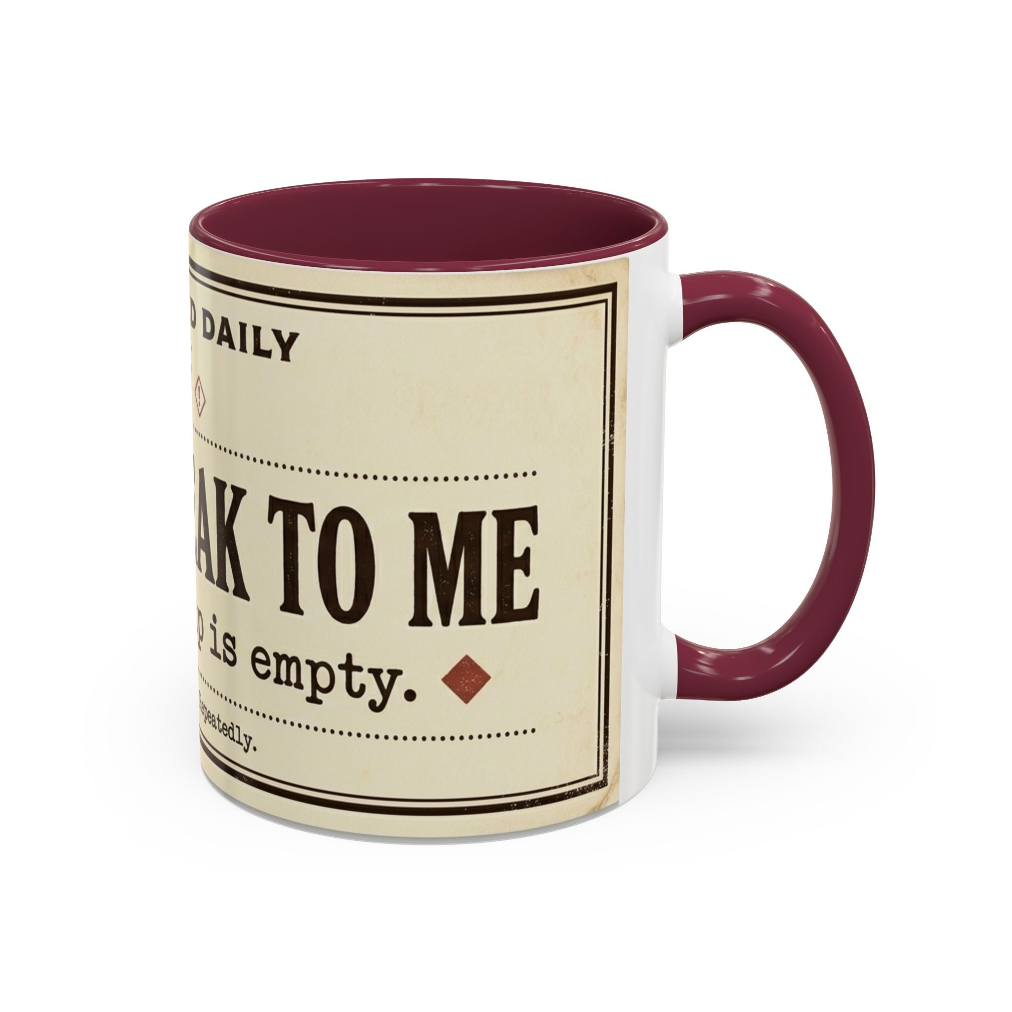 Do Not Speak To Me Mug | Prescription Coffee Mug, Funny Morning Quote