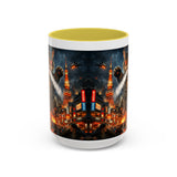 Catzilla Tokyo Cityscape Mug | Color Interior 11oz 15oz