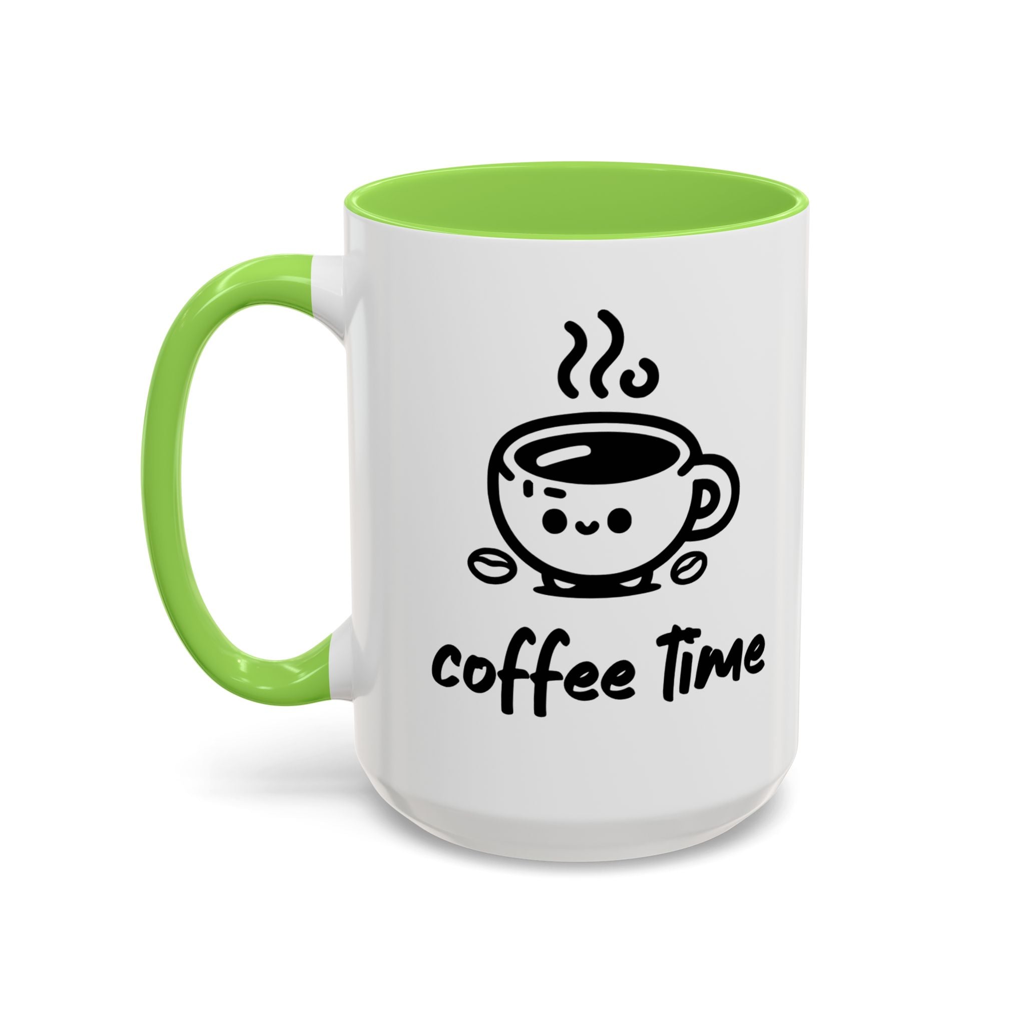 Kawaii Coffee Time Mug | Ceramic Coffee Mug