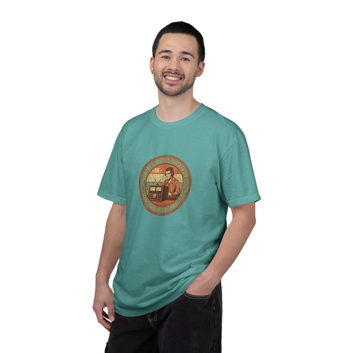 70s Retro Radio Ham T-shirt | Vintage Ham Radio Design