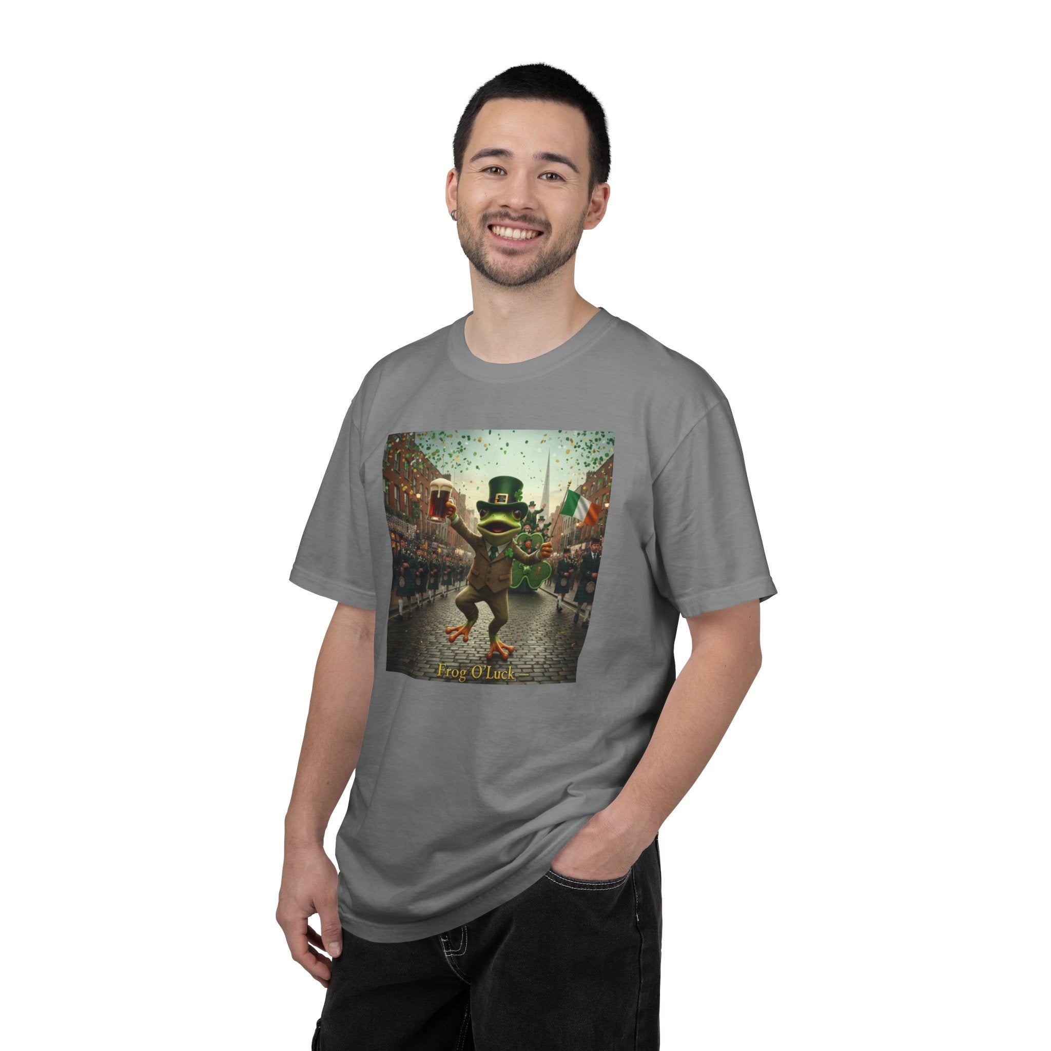 Irish Frog Unisex Garment-Dyed T-shirt