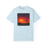 Sunset Palm Silhouette T-shirt | Tropical Sunset Tee
