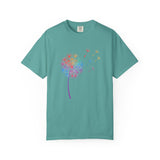 Rainbow Dandelion Tee | T-Shirt, Colorful Seed Puff Design