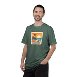 Capybara Patrol Sunset Surfing Capybara T-Shirt | Retro Beach Vibes