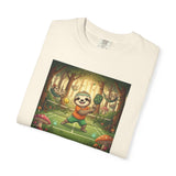 Sloth Pickleball Illustration T-shirt | Whimsical Forestcore Slow Living