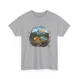 Mountain Camping Adventure T-Shirt | Outdoor Nature Hiking Tee | Wilderness Tent Graphic Shirt | Gift for Hiker Camper |