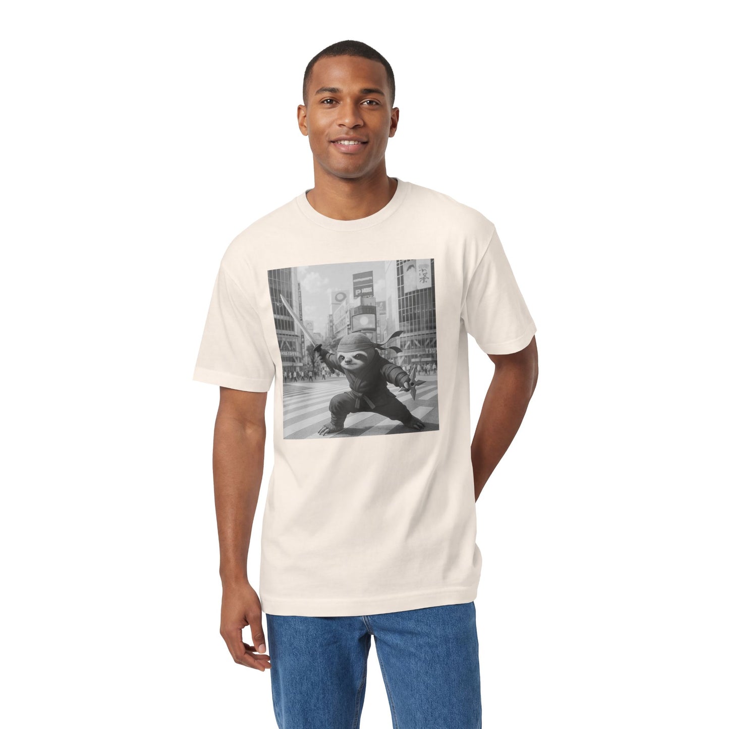 Un-Hurry Sloth Ninja Tee | Slow Living, Zen Grit, Stealth-Lag Design