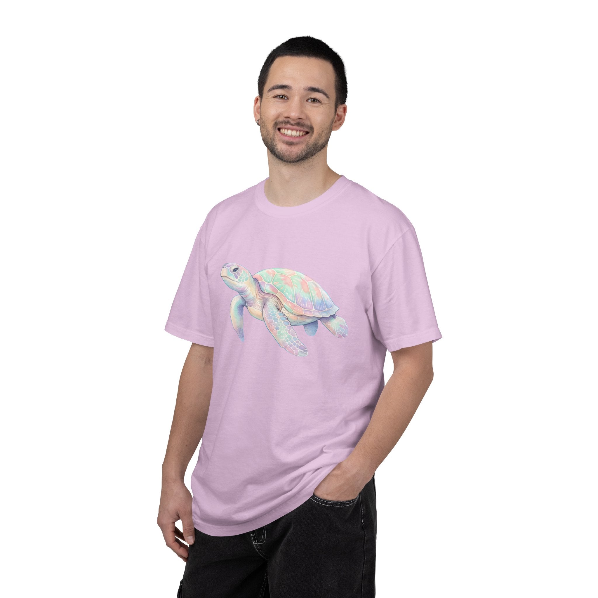 Pastel Sea Turtle T-shirt | Watercolor Marine Life Tee