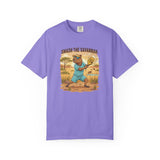 Smash the Savannah Capybara Pickleballer T-Shirt | Animal Sports Graphic Tee
