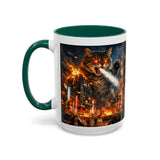 Catzilla Tokyo Cityscape Mug | Color Interior 11oz 15oz
