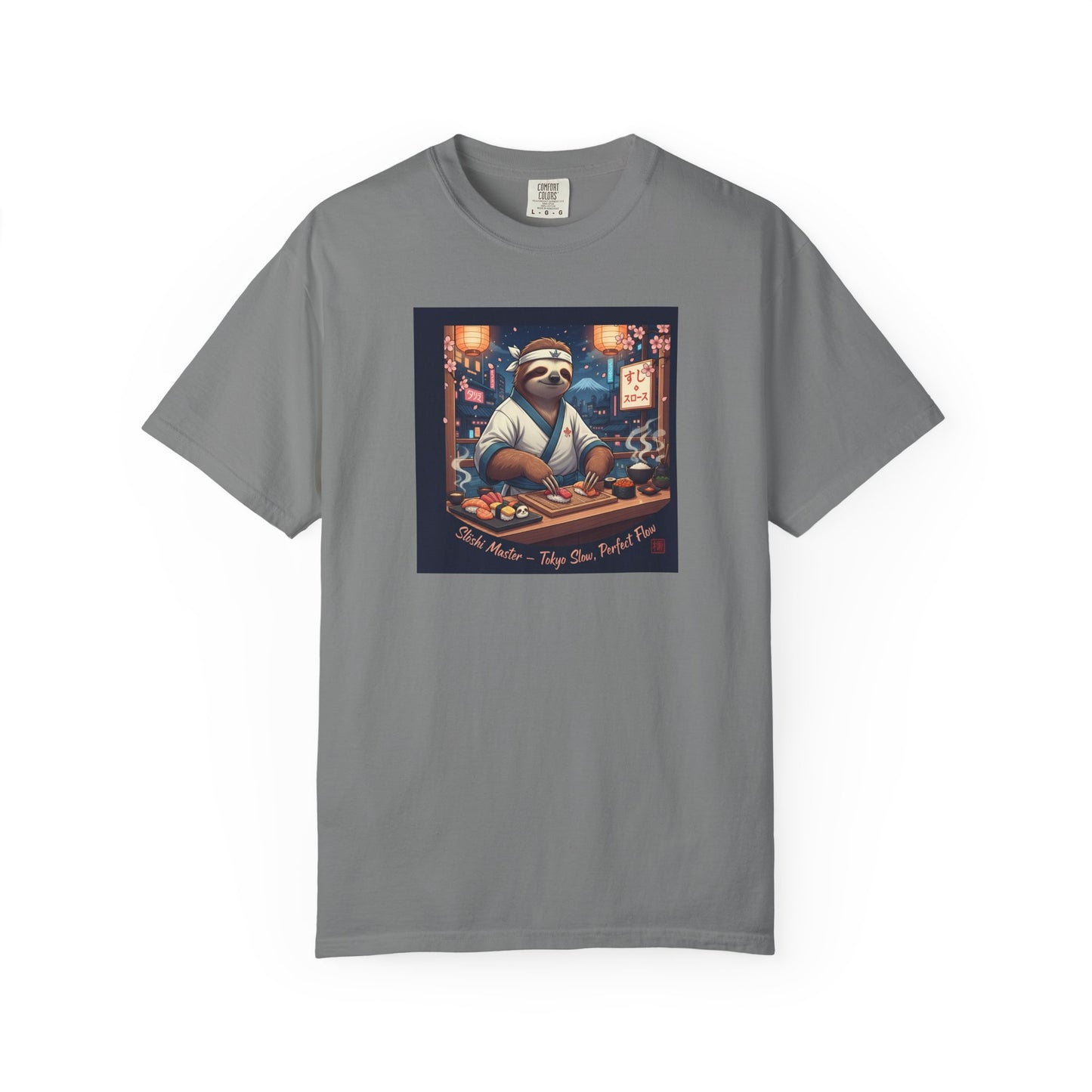 Sloth Sushi Chef T-shirt | Cute Sloth Chef Illustration, Sushi Bar Artwork