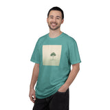 Solitary Tree Minimalist Artwork T-Shirt | Nature Square Print
