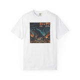 Giant Neon Cat Rampage T-Shirt | Retro City Kaiju Artwork