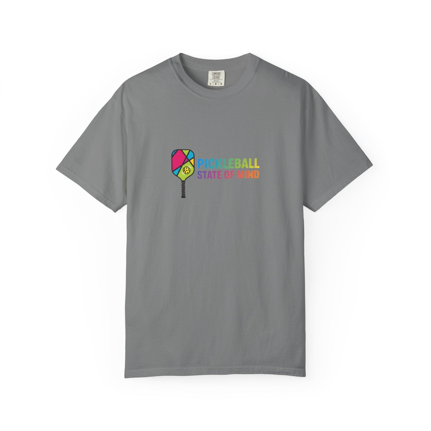 Pickleball State of Mind T-shirt | Colorful Paddle Graphic