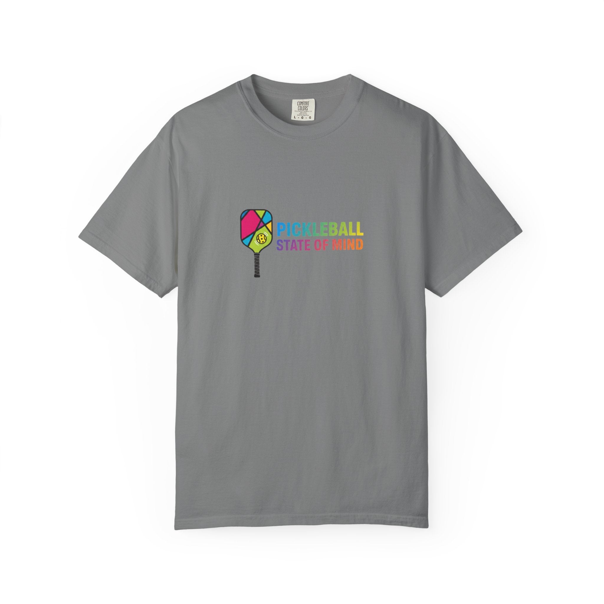Pickleball State of Mind T-shirt | Colorful Paddle Graphic