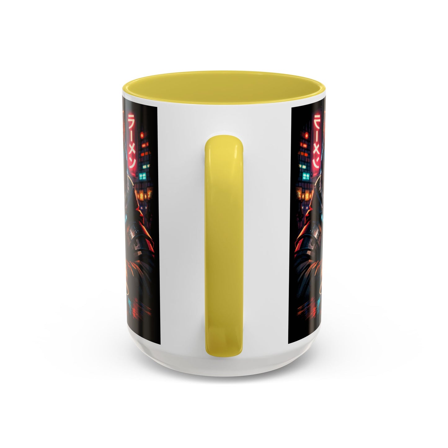 Cyberpunk Sushi Cat Mug | 11oz 15oz Ceramic Coffee Cup