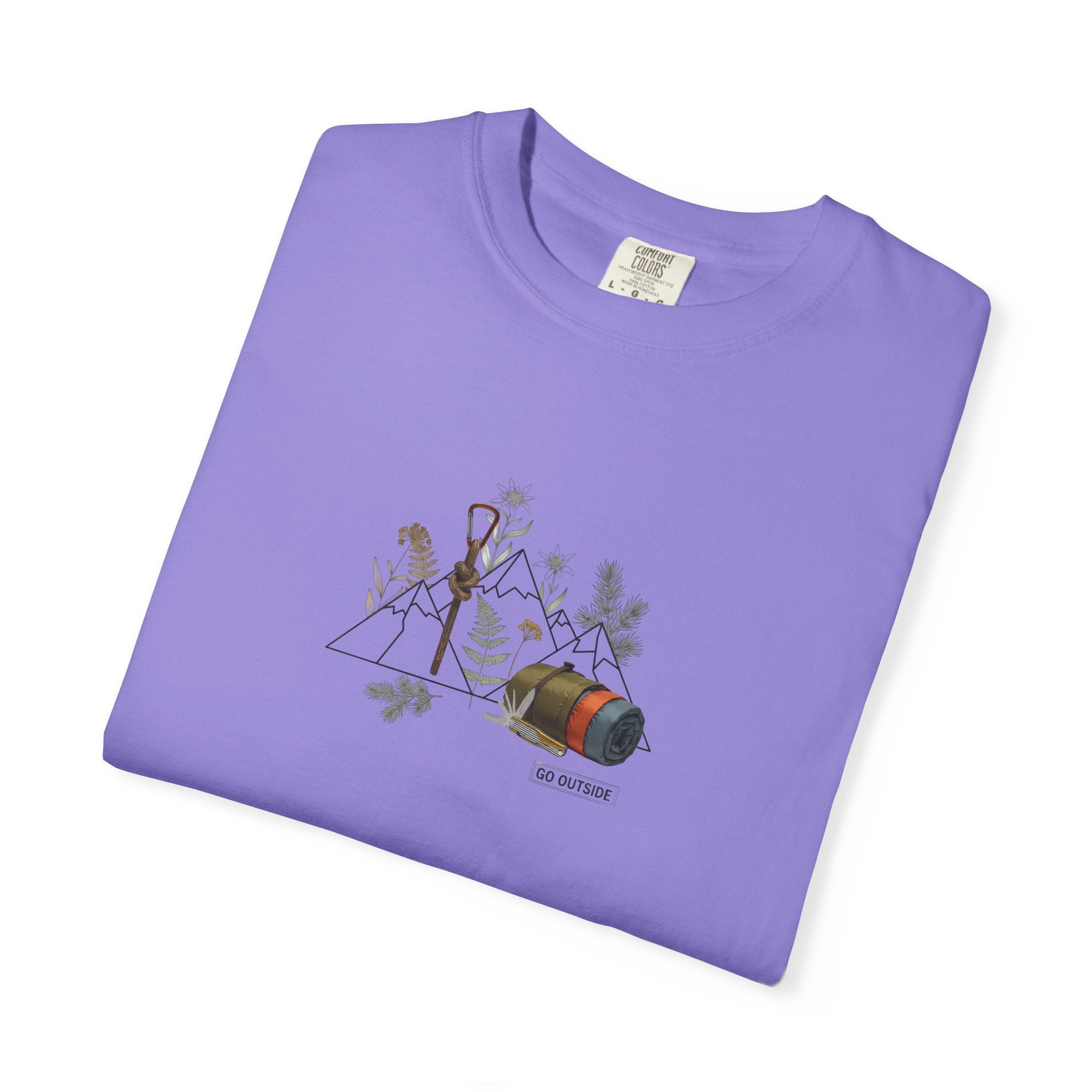 Mountains Camping Outdoors Tee | Adventure Gear Graphic T-Shirt