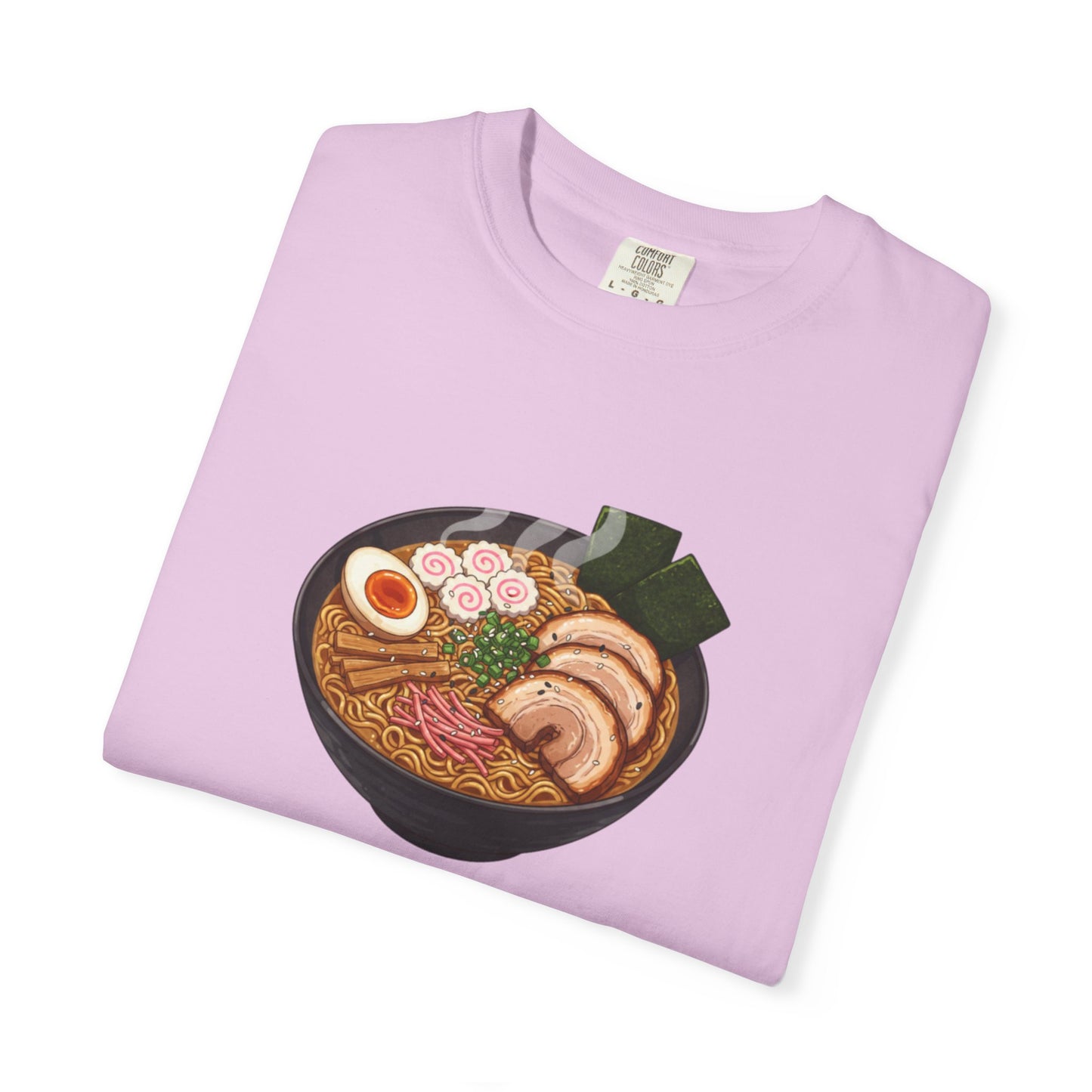 Ramen Bowl Illustration T-shirt | Cute Noodle Soup Graphic