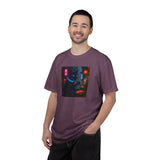 Neon Cyber Cat Sushi Shibuya T-shirt | Dark Alley Japanese Streetwear