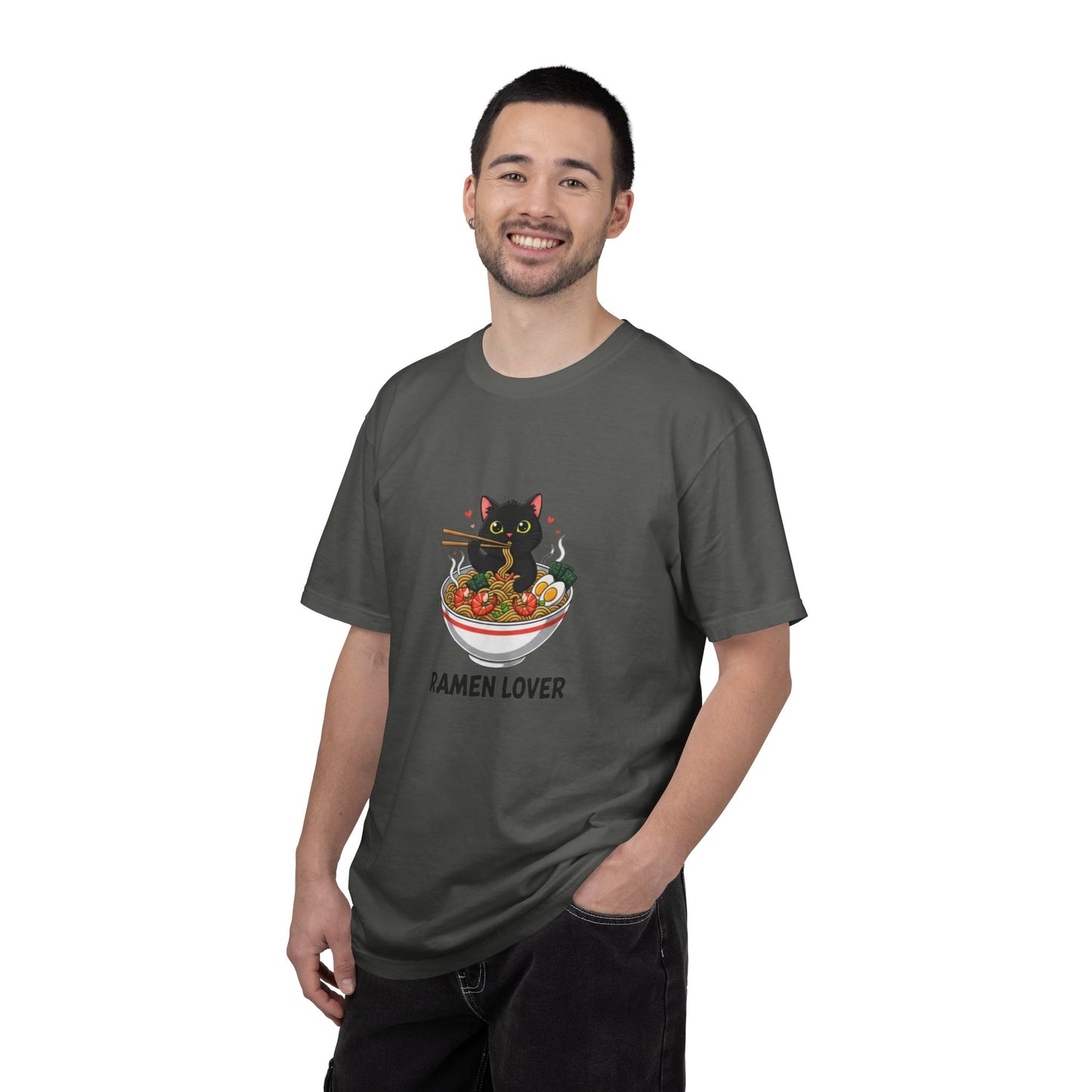 Ramen Cat Garment-Dyed T-shirt