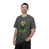 Funny Tuxedo Frog T-shirt | Frog on Lily Pad Amphibian Design