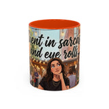 Sarcastic Girl Illustration Mug | 11oz or 15oz Colorful Ceramic